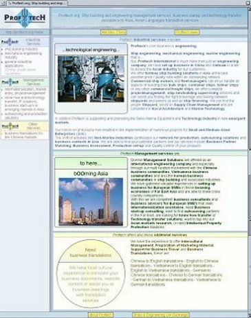 Flash movies, html web design, totale text gestaltung zur suchmaschinen optimierung der KMU webseite